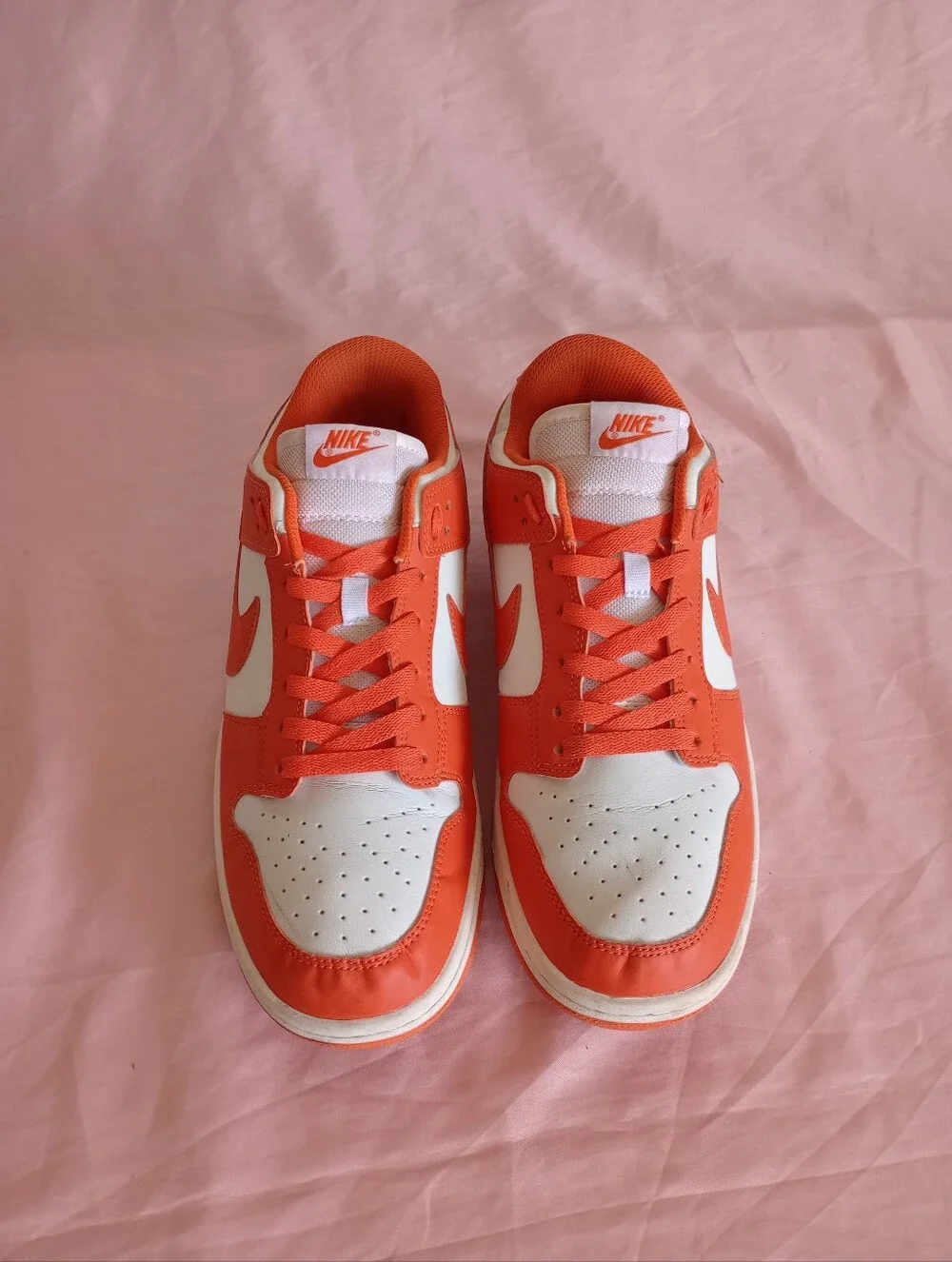 Size 12 - Men’s Nike Dunk Low Syracuse Orange White CU1726-101 Sneaker
